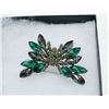 Image 1 : ELEGANT LADIES MARQUIS CUT RHINESTONE BROOCH