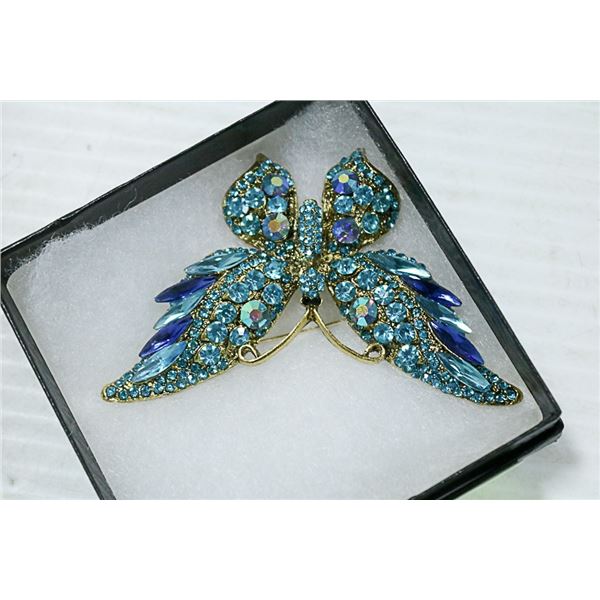 LARGE BUTTERFLY BROOCH