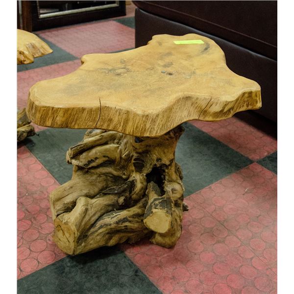 LIVE EDGE SIDE TABLE