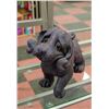 Image 1 : PUPPY WITH A BONE GARDEN FIGURE, 9 X 9