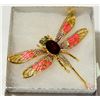 Image 1 : DRAGONFLY  RHINESTONE BROOCH