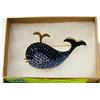 Image 1 : WHALE RHINESTONE BROOCH