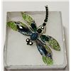 Image 1 : DRAGONFLY  RHINESTONE BROOCH