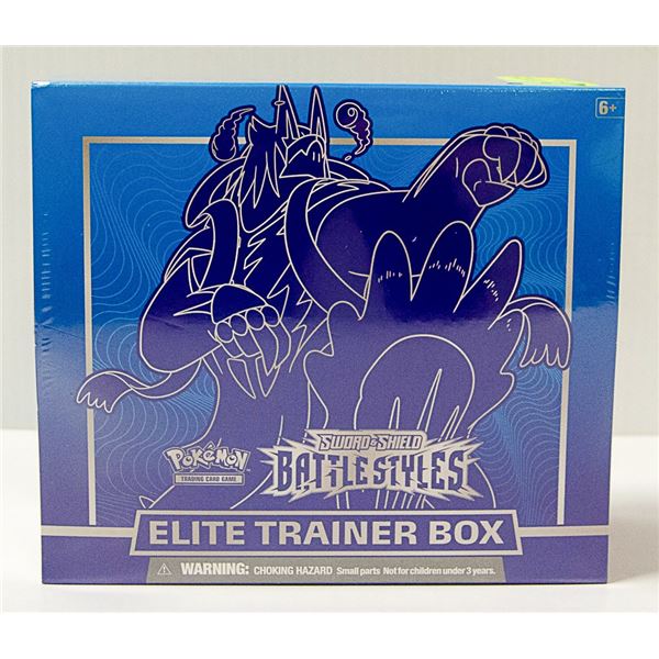 POKEMON BATTLE STYLES ELITE TRAINER BOX BOOSTERS E