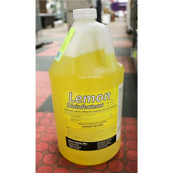 NEW LEMON DISINFECTANT / CLEANER 1 GALLON
