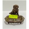 Image 1 : VINTAGE CAST IRON BULL DOG TRAY
