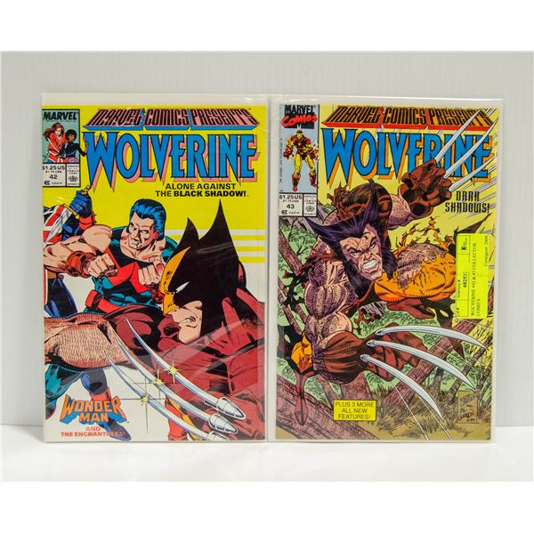 WOLVERINE #42 & 43 COLLECTOR COMICS