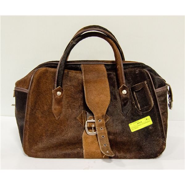 VINTAGE COWHIDE VETERINARIAN BAG UNIQUE