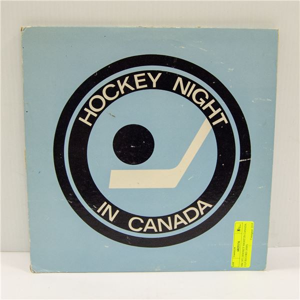NM 1971 HOCKEY NIGHT IN CANADA 2 LP RECORD 1930'S