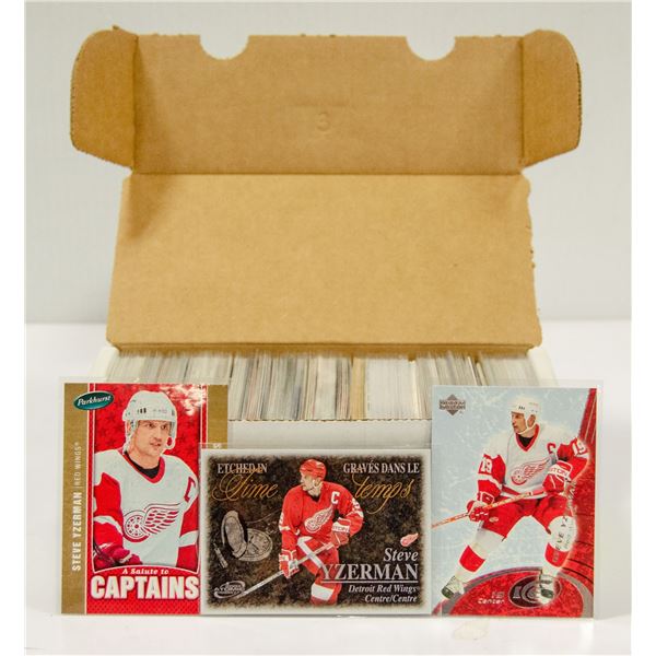 400 PLUS STEVE YZERMAN CARDS ONLY NHL
