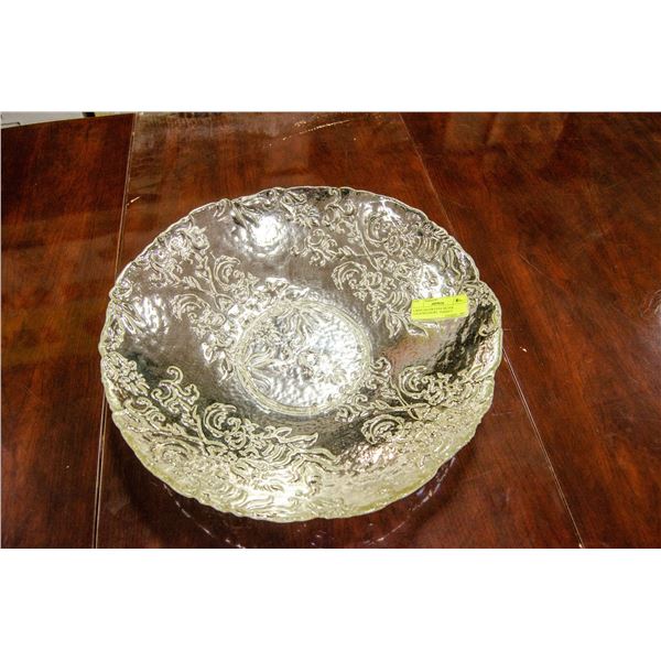 SILVER COLOURED BOWL