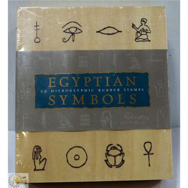 NEW EGYPTIAN SYMBOLS 29 HYROGLIPHIC RUBBER STAMPS