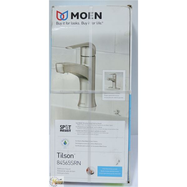 NEW MOEN TILSON BATHROOM FAUCET