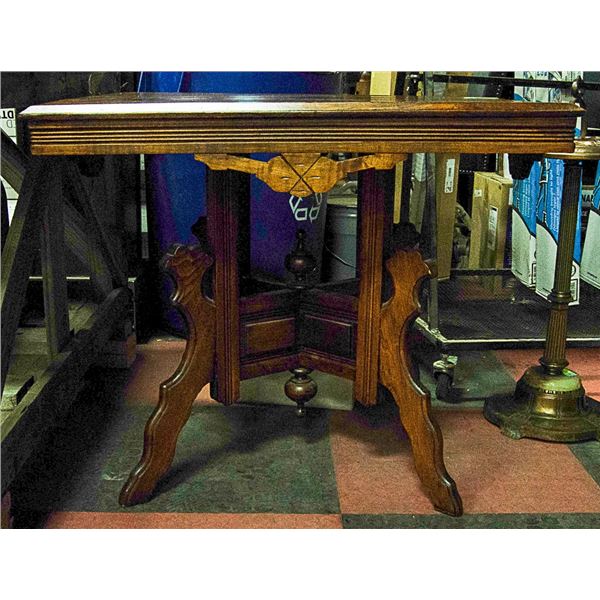 VINTAGE TABLE 23"W X 32"H WITH LEGS