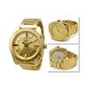 Image 5 : NEW DIESEL ST STEEL GOLD TONE 44MM MSRP $309 WATCH