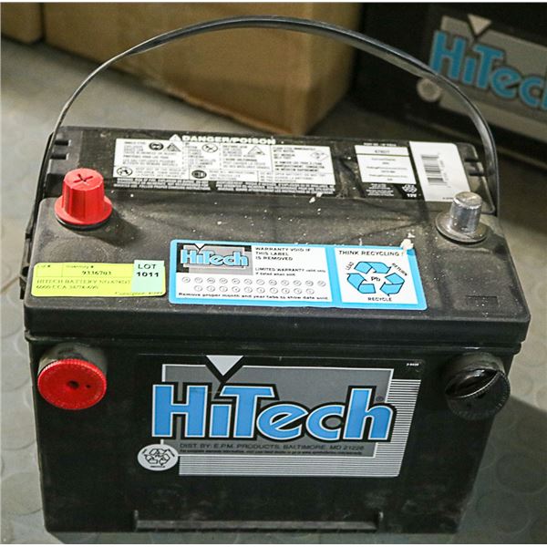 HITECH BATTERY NO.778MF SERIES 8400 CCA 78-800