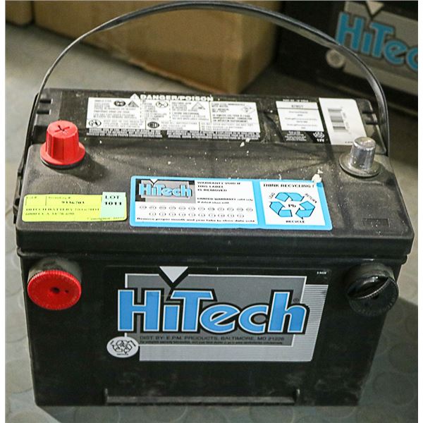 HITECH BATTERY NO.678DT SERIES 6000 CCA 34/78-690