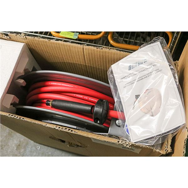 BRAND NEW AURORA HEAVY-DUTY RETRACTABLE HOSE
