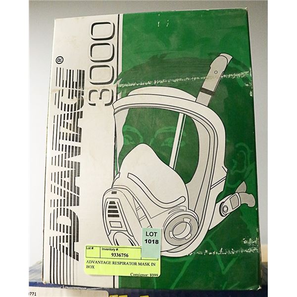 ADVANTAGE RESPIRATOR MASK IN BOX