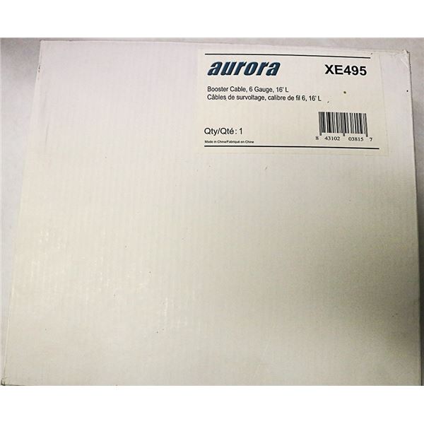 AURORA BOOSTER CABLE 6 GAUGE 16' FOOT LENGTH
