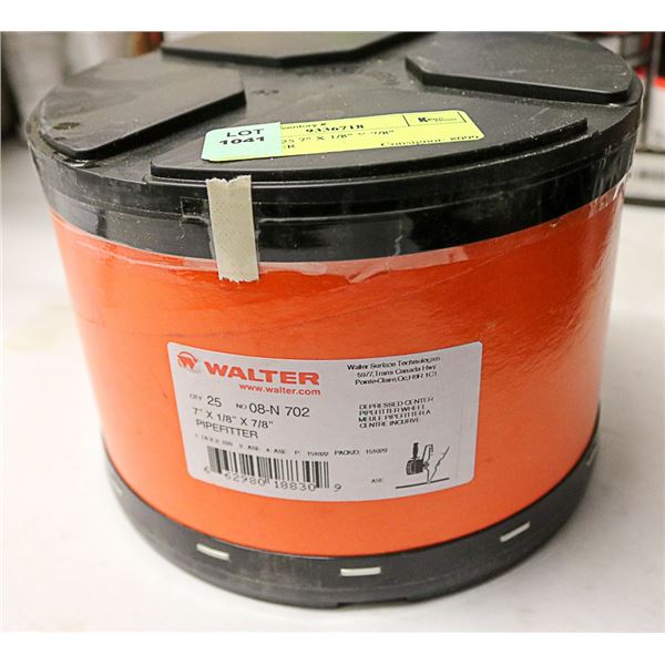 WALTER 25 7" X 1/8" X 7/8" PIPEFITTER