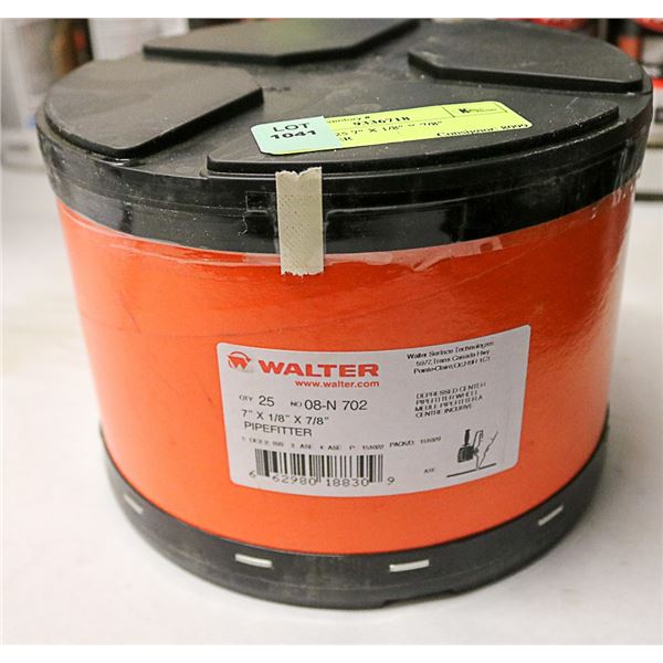 WALTER 25 7" X 1/8" X 7/8" PIPEFITTER