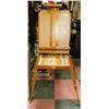 Image 1 : LARGE PORTABLE ART EASEL WITH ACCESSORY DRAWER