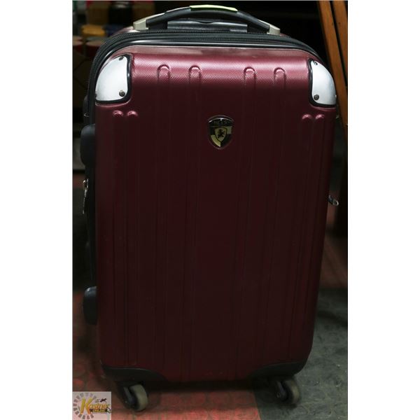 21" EXPANDABLE 360 DEGREE HARD SHELL SUITCASE