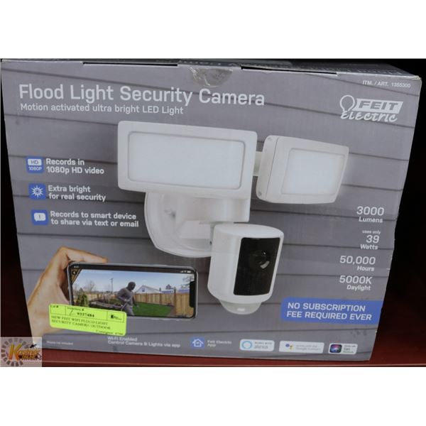 NEW FEIT WIFI FLOOD LIGHT SECURITY CAMERA OUTDOOR