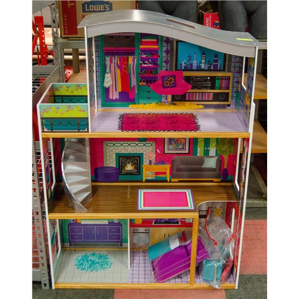 LARGE 3 STORY DOLL HOUSE WITH BALCONY