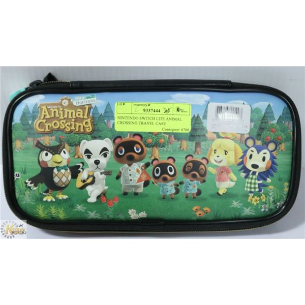 NINTENDO SWITCH LITE ANIMAL CROSSING TRAVEL CASE