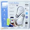 Image 1 : FEIT ELECTRIC WIFI CONTROLLER SMART BULBS 2 PACK