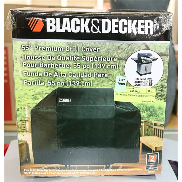 55" BLACK AND DECKER BBQ COVER