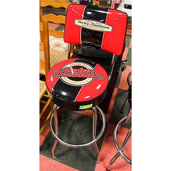 HARLEY DAVIDSON MOTORCYCLES BAR STOOL