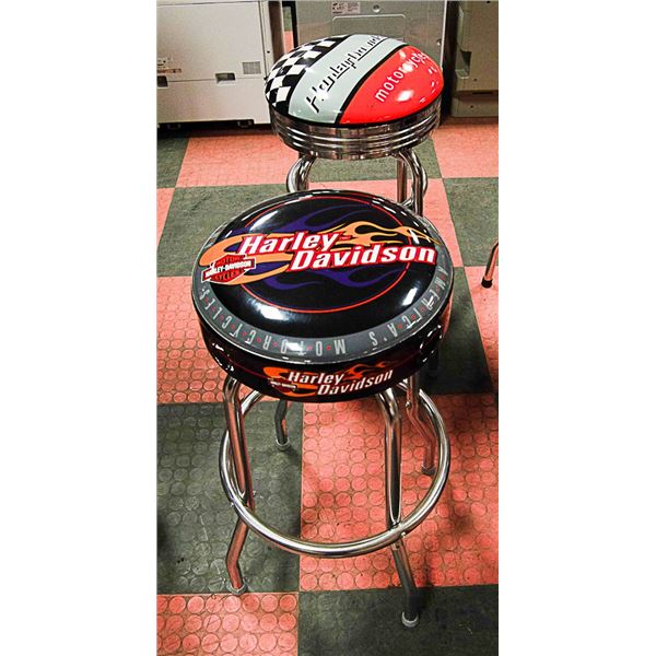 HARLEY DAVIDSON MOTORCYCLES BAR STOOL