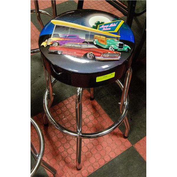 "HEAVY METAL DINER" STOOL