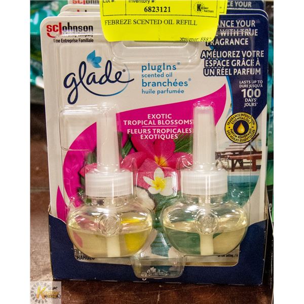 6 PACK FEBREEZE SCENTED OIL REFILL