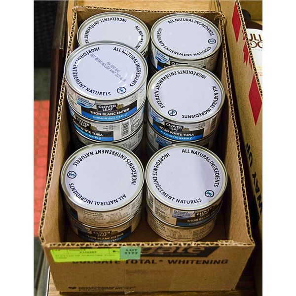 FLAT LOT OF ALBACORE TUNA CANS
