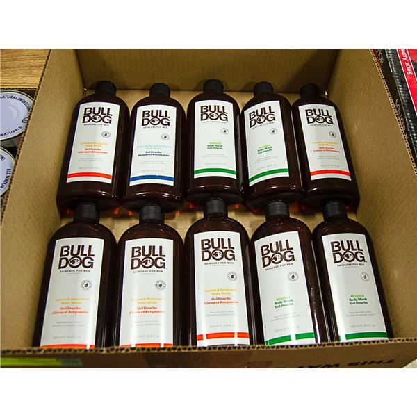 BOX LOT OF BULLDOG BODY WASH