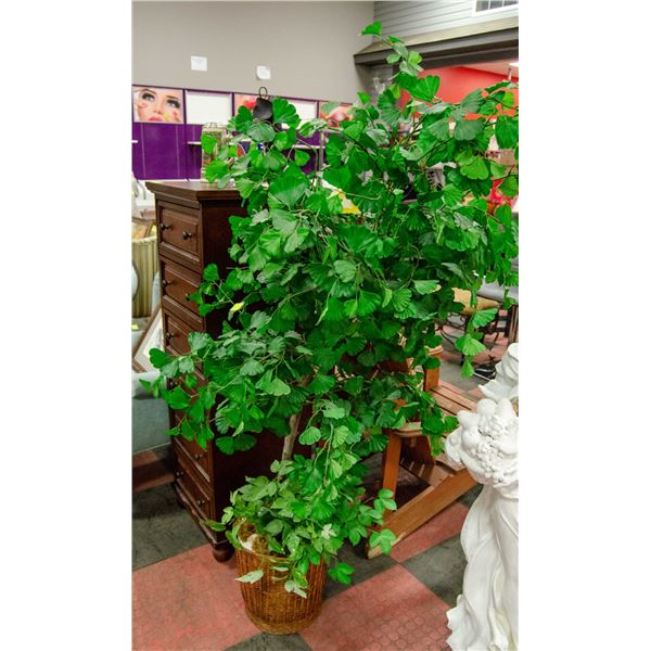 5 FT ARTIFICIAL PLANT IN WICKER BASKET