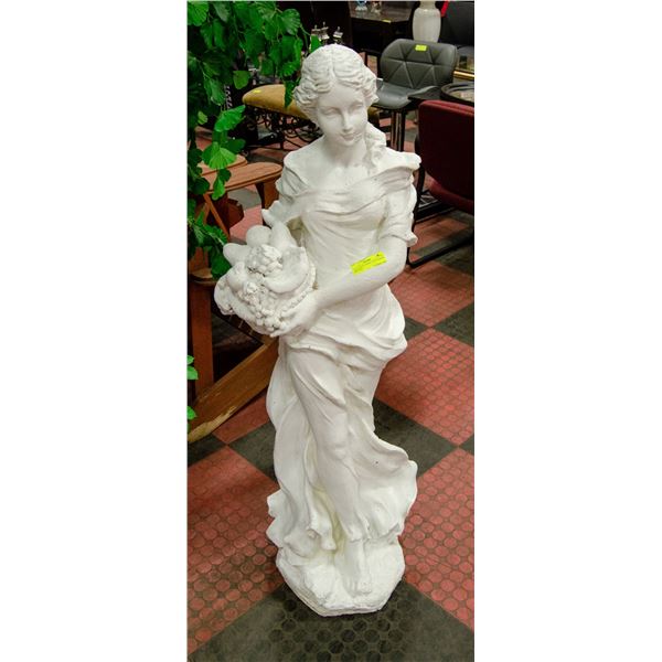 TALL STATUE GREEK LADY,GARDEN OR PATIO