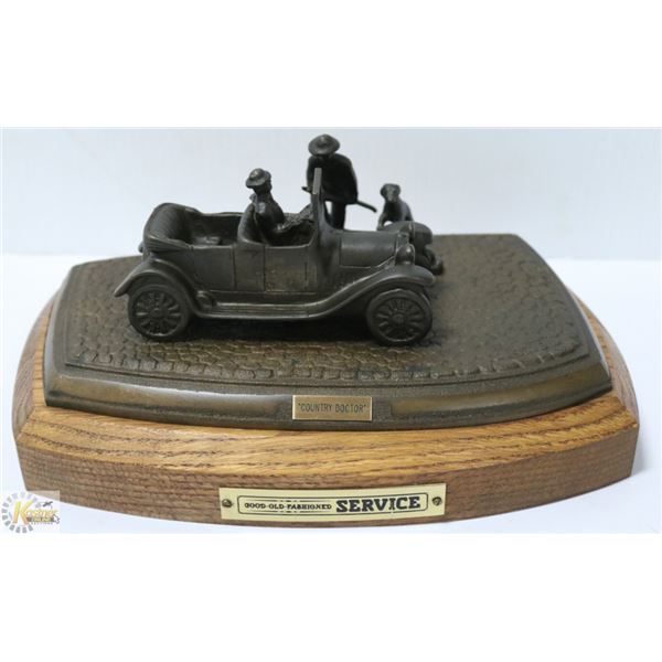 "COUNTRY DOCTOR" ANTIQUE TABLE PLAQUE
