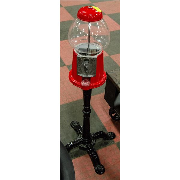 VINTAGE STYLE CAST METAL BUBBLEGUM MACHINE