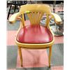 Image 1 : VINTAGE BENTWOOD BISTRO ARMCHAIR WITH UPHOLSTERY