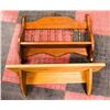 Image 1 : WOOD WALL MOUNT SHELVES- SET OF 2