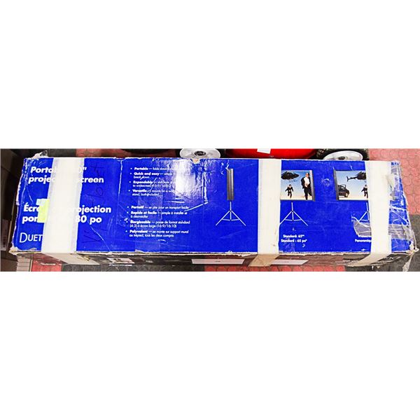 PORTABLE 80" INCH PROJECTION SCREEN