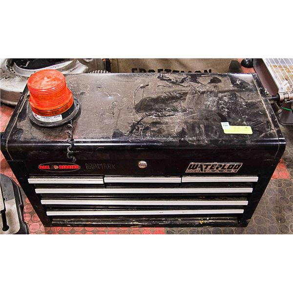 WATERLOO PRO MAXX TOOLBOX WITH STROBE LIGHT