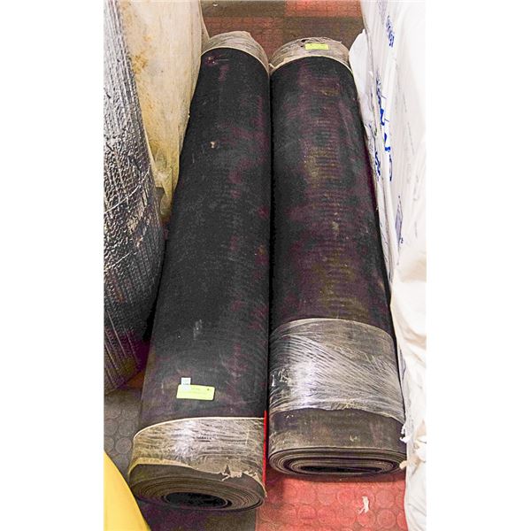 2 ROLLS OF RUBBER MATTING