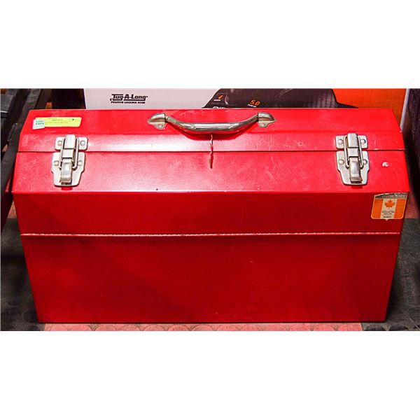 MASTERCRAFT RED METAL TOOLBOX