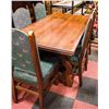 Image 1 : ANTIQUE OAK DINING ROOM TABLE  & 6 CHAIRS WITH